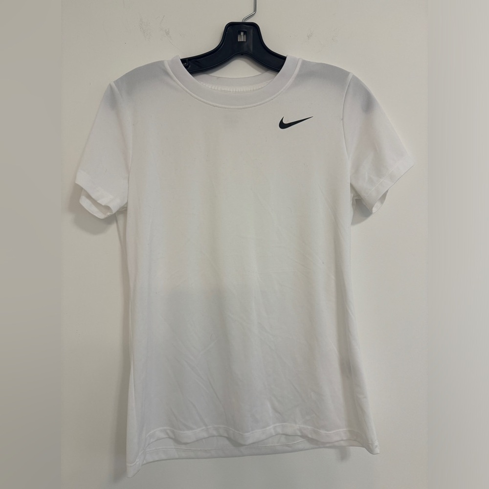 Nike women’s small white Dri Fit short sleeve shirt